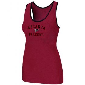 Wholesale Cheap Women\'s Nike Atlanta Falcons Heart & Soul Tri-Blend Racerback Stretch Tank Top Red