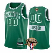 Wholesale Cheap Men's Boston Celtics Active Player Custom Green 2022 City Edition Finals Stitched Jersey