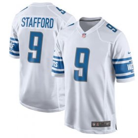 Wholesale Cheap Nike Lions #9 Matthew Stafford White Youth Stitched NFL Elite Jersey