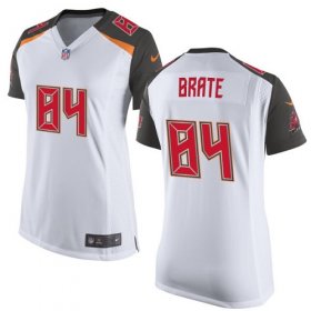 Wholesale Cheap Nike Buccaneers #84 Cameron Brate White Women\'s Stitched NFL New Elite Jersey