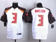 Wholesale Cheap Nike Buccaneers #3 Jameis Winston White Men's Stitched NFL New Elite Jersey