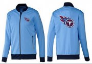 Wholesale Cheap NFL Tennessee Titans Team Logo Jacket Light Blue_1
