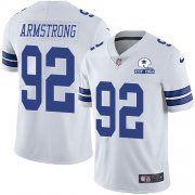 Wholesale Cheap Nike Cowboys #92 Dorance Armstrong White Men's Stitched With Established In 1960 Patch NFL Vapor Untouchable Limited Jersey