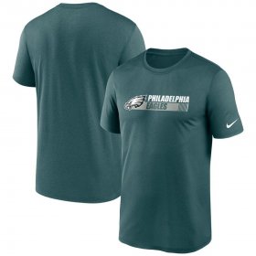 Wholesale Cheap Philadelphia Eagles Nike Fan Gear Team Conference Legend Performance T-Shirt Midnight Green