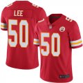 Wholesale Cheap Nike Chiefs #50 Darron Lee Red Team Color Men's Stitched NFL Vapor Untouchable Limited Jersey