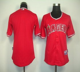 Wholesale Cheap Angels of Anaheim Blank Red Cool Base Stitched MLB Jersey
