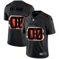 Wholesale Cheap Cincinnati Bengals Custom Men's Nike Team Logo Dual Overlap Limited NFL Jersey Black