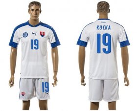 Wholesale Cheap Slovakia #19 Kucka Home Soccer Country Jersey
