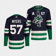Wholesale Cheap Men's Vancouver Canucks #57 Tyler Myers Navy 2022 Reverse Retro Stitched Jersey