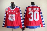 Wholesale Cheap Blackhawks #30 ED Belfour Red All Star CCM Throwback 75TH Stitched NHL Jersey