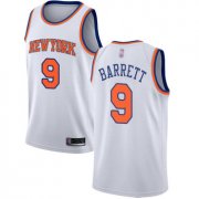 Cheap Youth Knicks #9 R.J. Barrett White Basketball Swingman Association Edition Jersey