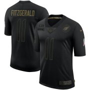 Wholesale Cheap Nike Cardinals 11 Larry Fitzgerald Black 2020 Salute To Service Limited Jersey