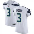 Wholesale Cheap Nike Seahawks #3 Russell Wilson White Men's Stitched NFL Vapor Untouchable Elite Jersey