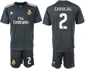 Wholesale Cheap Real Madrid #2 Carvajal Away Soccer Club Jersey