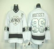 Wholesale Cheap Kings #99 Wayne Gretzky White CCM Throwback Stitched NHL Jersey
