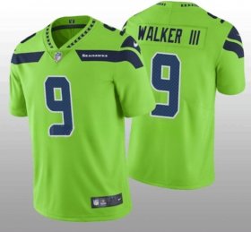 Wholesale Cheap Men\'s Seattle Seahawks #9 Kenneth Walker III Green Vapor Untouchable Limited Stitched Jersey