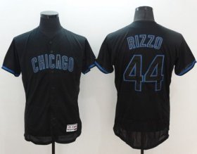 Wholesale Cheap Cubs #44 Anthony Rizzo Black Fashion Flexbase Authentic Collection Stitched MLB Jersey
