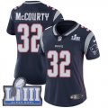 Wholesale Cheap Nike Patriots #32 Devin McCourty Navy Blue Team Color Super Bowl LIII Bound Women's Stitched NFL Vapor Untouchable Limited Jersey