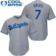 Wholesale Cheap Dodgers #7 Julio Urias Grey Cool Base Stitched Youth MLB Jersey