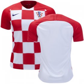 Wholesale Cheap Croatia Blank Home Kid Soccer Country Jersey