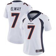 Wholesale Cheap Nike Broncos #7 John Elway White Women's Stitched NFL Vapor Untouchable Limited Jersey