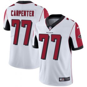 Wholesale Cheap Nike Falcons #77 James Carpenter White Men\'s Stitched NFL Vapor Untouchable Limited Jersey
