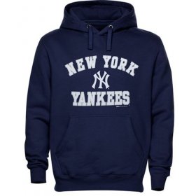 Wholesale Cheap New York Yankees Fastball Fleece Pullover Navy Blue MLB Hoodie