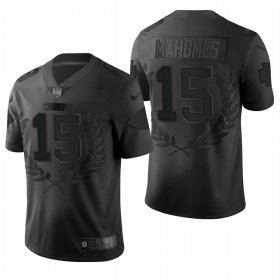 Wholesale Cheap Nike Kansas City Chiefs 15 Patrick Mahomes Black Commemorative Edition Vapor Untouchable Limited Jersey