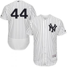 Wholesale Cheap Yankees #44 Reggie Jackson White Strip Flexbase Authentic Collection Stitched MLB Jersey