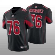 Wholesale Cheap Men's Arizona Cardinals #76 Will Hernandez Black Color Rush Stitched Football Jersey