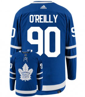 Cheap Men\'s Toronto Maple Leafs #90 Ryan O\'Reilly Blue Stitched Jersey