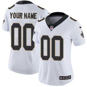 Wholesale Cheap Nike New Orleans Saints Customized White Stitched Vapor Untouchable Limited Women\'s NFL Jersey