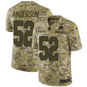 Wholesale Cheap Nike Redskins #52 Ryan Anderson Camo Men\'s Stitched NFL Limited 2018 Salute To Service Jersey