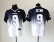 Wholesale Cheap Nike Cowboys #9 Tony Romo Navy Blue/White Men's Stitched NFL Elite Fadeaway Fashion Jersey