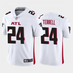 Cheap Men\'s Atlanta Falcons #24 A.J. Terrell New White Vapor Untouchable Limited Stitched NFL Jersey