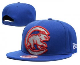 Wholesale Cheap MLB Chicago Cubs Snapback Ajustable Cap Hat GS 3