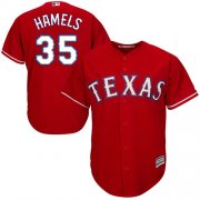 Wholesale Cheap Rangers #35 Cole Hamels Red Cool Base Stitched Youth MLB Jersey