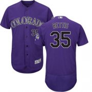 Wholesale Cheap Rockies #35 Chad Bettis Purple Flexbase Authentic Collection Stitched MLB Jersey