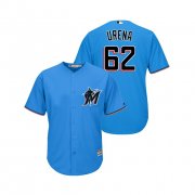 Wholesale Cheap marlins #62 Jose Urena Blue Alternate 2019 Cool Base Stitched MLB Jersey