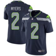 Wholesale Cheap Nike Seahawks #2 Jason Myers Steel Blue Team Color Men's Stitched NFL Vapor Untouchable Limited Jersey