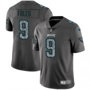 Wholesale Cheap Nike Eagles #9 Nick Foles Gray Static Men's Stitched NFL Vapor Untouchable Limited Jersey