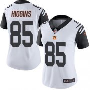 Wholesale Cheap Nike Bengals #85 Tee Higgins White Women's Stitched NFL Limited Rush Jersey