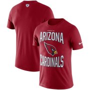 Wholesale Cheap Arizona Cardinals Nike Team Logo Sideline Property Of Performance T-Shirt Cardinal