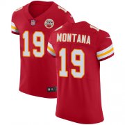 Wholesale Cheap Nike Chiefs #19 Joe Montana Red Team Color Men's Stitched NFL Vapor Untouchable Elite Jersey