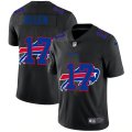 Wholesale Cheap Buffalo Bills #17 Josh Allen Men's Nike Team Logo Dual Overlap Limited NFL Jersey Black