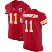 Wholesale Cheap Nike Chiefs #11 Demarcus Robinson Red Team Color Men's Stitched NFL Vapor Untouchable Elite Jersey