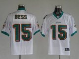 Wholesale Cheap Dolphins Davone Bess #15 White Stitched NFL Jersey