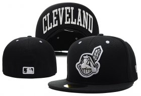Wholesale Cheap Cleveland Indians fitted hats 03