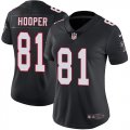 Wholesale Cheap Nike Falcons #81 Austin Hooper Black Alternate Women's Stitched NFL Vapor Untouchable Limited Jersey
