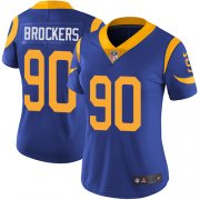 Wholesale Cheap Nike Rams #90 Michael Brockers Royal Blue Alternate Women's Stitched NFL Vapor Untouchable Limited Jersey